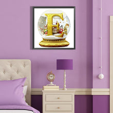 Load image into Gallery viewer, Diamond Painting - Full Round - Christmas Alphabet Crystal Ball E (40*40CM)