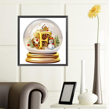 Load image into Gallery viewer, Diamond Painting - Full Round - Christmas Alphabet Crystal Ball F (40*40CM)