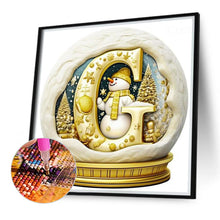 Load image into Gallery viewer, Diamond Painting - Full Round - Christmas Alphabet Crystal Ball G (40*40CM)