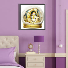 Load image into Gallery viewer, Diamond Painting - Full Round - Christmas Alphabet Crystal Ball G (40*40CM)