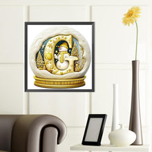 Load image into Gallery viewer, Diamond Painting - Full Round - Christmas Alphabet Crystal Ball G (40*40CM)