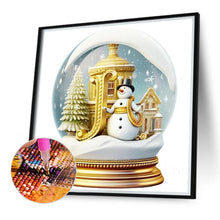 Load image into Gallery viewer, Diamond Painting - Full Round - Christmas Alphabet Crystal Ball J (40*40CM)