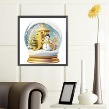 Load image into Gallery viewer, Diamond Painting - Full Round - Christmas Alphabet Crystal Ball J (40*40CM)