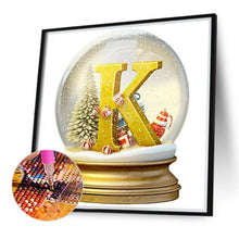 Load image into Gallery viewer, Diamond Painting - Full Round - Christmas Alphabet Crystal Ball K (40*40CM)