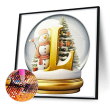 Load image into Gallery viewer, Diamond Painting - Full Round - Christmas Alphabet Crystal Ball L (40*40CM)