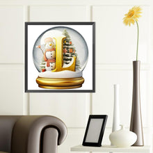 Load image into Gallery viewer, Diamond Painting - Full Round - Christmas Alphabet Crystal Ball L (40*40CM)