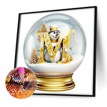 Load image into Gallery viewer, Diamond Painting - Full Round - Christmas Alphabet Crystal Ball M (40*40CM)