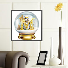 Load image into Gallery viewer, Diamond Painting - Full Round - Christmas Alphabet Crystal Ball M (40*40CM)