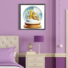 Load image into Gallery viewer, Diamond Painting - Full Round - Christmas Alphabet Crystal Ball R (40*40CM)