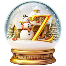 Load image into Gallery viewer, Diamond Painting - Full Round - Christmas Alphabet Crystal Ball Z (40*40CM)