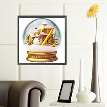 Load image into Gallery viewer, Diamond Painting - Full Round - Christmas Alphabet Crystal Ball Z (40*40CM)
