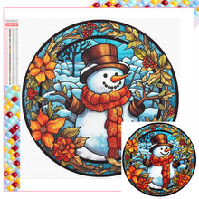 Load image into Gallery viewer, Diamond Painting - Full Square - christmas snowman (40*40CM)