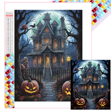 Load image into Gallery viewer, Diamond Painting - Full Square - halloween haunted house (40*50CM)
