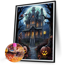 Load image into Gallery viewer, Diamond Painting - Full Square - halloween haunted house (40*50CM)
