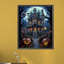 Load image into Gallery viewer, Diamond Painting - Full Square - halloween haunted house (40*50CM)