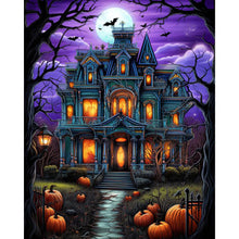 Load image into Gallery viewer, Diamond Painting - Full Square - halloween haunted house (40*50CM)