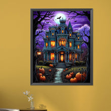 Load image into Gallery viewer, Diamond Painting - Full Square - halloween haunted house (40*50CM)