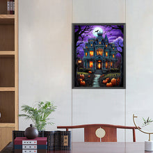 Load image into Gallery viewer, Diamond Painting - Full Square - halloween haunted house (40*50CM)