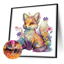 Load image into Gallery viewer, Diamond Painting - Partial Special Shaped - fox (30*30CM)