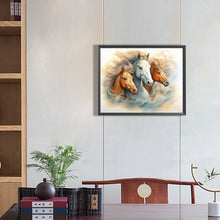 Load image into Gallery viewer, Diamond Painting - Full Round - galloping horse (50*40CM)