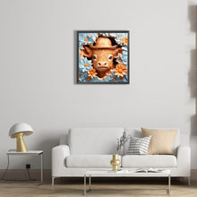 Load image into Gallery viewer, Diamond Painting - Full Round - calf in the wall (40*40CM)