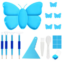 Load image into Gallery viewer, Diamond Painting Accessories Tools Set Rhinestone Tray Sorter (Blue No.2 Set)