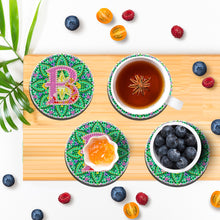 Load image into Gallery viewer, 2PCS Diamond Painting Art Coaster Kit Special Shape Diamond Painting DIY Coaster