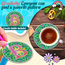 Load image into Gallery viewer, 2PCS Diamond Painting Art Coaster Kit Special Shape Diamond Painting DIY Coaster
