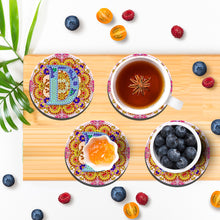 Load image into Gallery viewer, 2PCS Diamond Painting Art Coaster Kit Special Shape Diamond Painting DIY Coaster