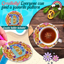 Load image into Gallery viewer, 2PCS Diamond Painting Art Coaster Kit Special Shape Diamond Painting DIY Coaster