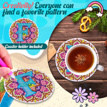 Load image into Gallery viewer, 2PCS Diamond Painting Art Coaster Kit Special Shape Diamond Painting DIY Coaster