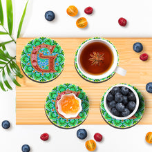 Load image into Gallery viewer, 2PCS Diamond Painting Art Coaster Kit Special Shape Diamond Painting DIY Coaster