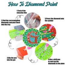 Load image into Gallery viewer, 2PCS Diamond Painting Art Coaster Kit Special Shape Diamond Painting DIY Coaster