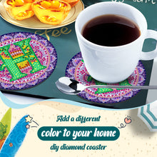 Load image into Gallery viewer, 2PCS Diamond Painting Art Coaster Kit Special Shape Diamond Painting DIY Coaster