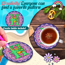Load image into Gallery viewer, 2PCS Diamond Painting Art Coaster Kit Special Shape Diamond Painting DIY Coaster