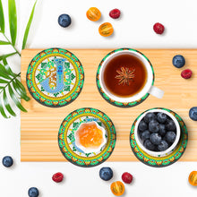 Load image into Gallery viewer, 2PCS Diamond Painting Art Coaster Kit Special Shape Diamond Painting DIY Coaster