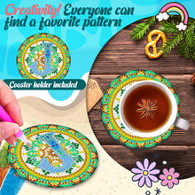 Load image into Gallery viewer, 2PCS Diamond Painting Art Coaster Kit Special Shape Diamond Painting DIY Coaster