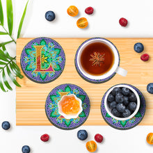 Load image into Gallery viewer, 2PCS Diamond Painting Art Coaster Kit Special Shape Diamond Painting DIY Coaster