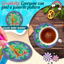 Load image into Gallery viewer, 2PCS Diamond Painting Art Coaster Kit Special Shape Diamond Painting DIY Coaster