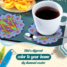Load image into Gallery viewer, 2PCS Diamond Painting Art Coaster Kit Special Shape Diamond Painting DIY Coaster