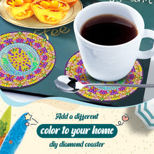 Load image into Gallery viewer, 2PCS Diamond Painting Art Coaster Kit Special Shape Diamond Painting DIY Coaster