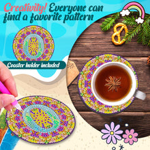 Load image into Gallery viewer, 2PCS Diamond Painting Art Coaster Kit Special Shape Diamond Painting DIY Coaster