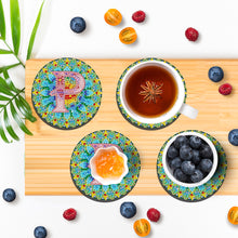 Load image into Gallery viewer, 2PCS Diamond Painting Art Coaster Kit Special Shape Diamond Painting DIY Coaster