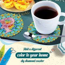 Load image into Gallery viewer, 2PCS Diamond Painting Art Coaster Kit Special Shape Diamond Painting DIY Coaster