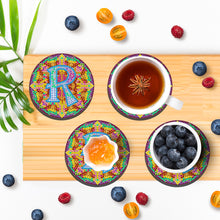 Load image into Gallery viewer, 2PCS Diamond Painting Art Coaster Kit Special Shape Diamond Painting DIY Coaster