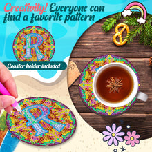 Load image into Gallery viewer, 2PCS Diamond Painting Art Coaster Kit Special Shape Diamond Painting DIY Coaster