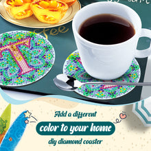 Load image into Gallery viewer, 2PCS Diamond Painting Art Coaster Kit Special Shape Diamond Painting DIY Coaster