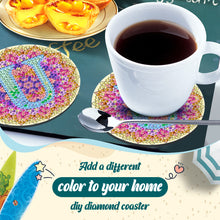 Load image into Gallery viewer, 2PCS Diamond Painting Art Coaster Kit Special Shape Diamond Painting DIY Coaster