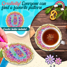 Load image into Gallery viewer, 2PCS Diamond Painting Art Coaster Kit Special Shape Diamond Painting DIY Coaster