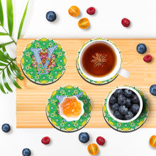 Load image into Gallery viewer, 2PCS Diamond Painting Art Coaster Kit Special Shape Diamond Painting DIY Coaster